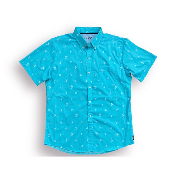 Men's Large IZOD Button Up/Down Shirt - Picture 1 of 2